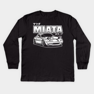 Mazda Miata MX-5 NA Kids Long Sleeve T-Shirt